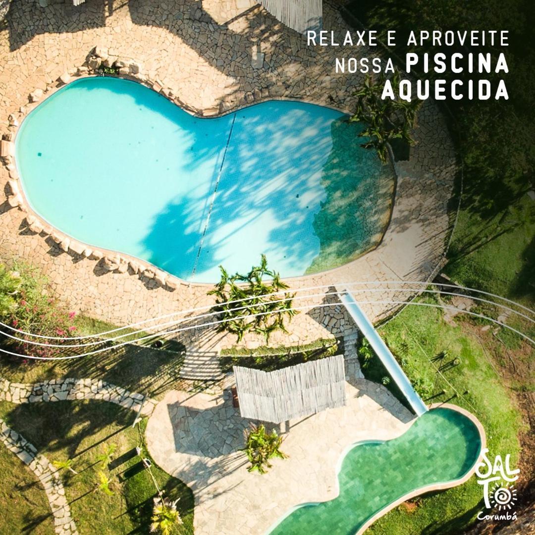Salto Corumba Hotel Camping Clube Corumbá de Goiás Exterior foto